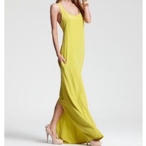 BCBG Maxazria Sara Yellow Maxi Tank Dress